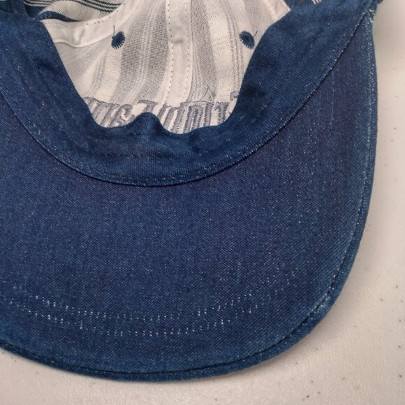 Fright Farm Cap Hat Plaid Strap Back Halloween Haunted House Smithfield PA Vtg - Picture 13 of 13